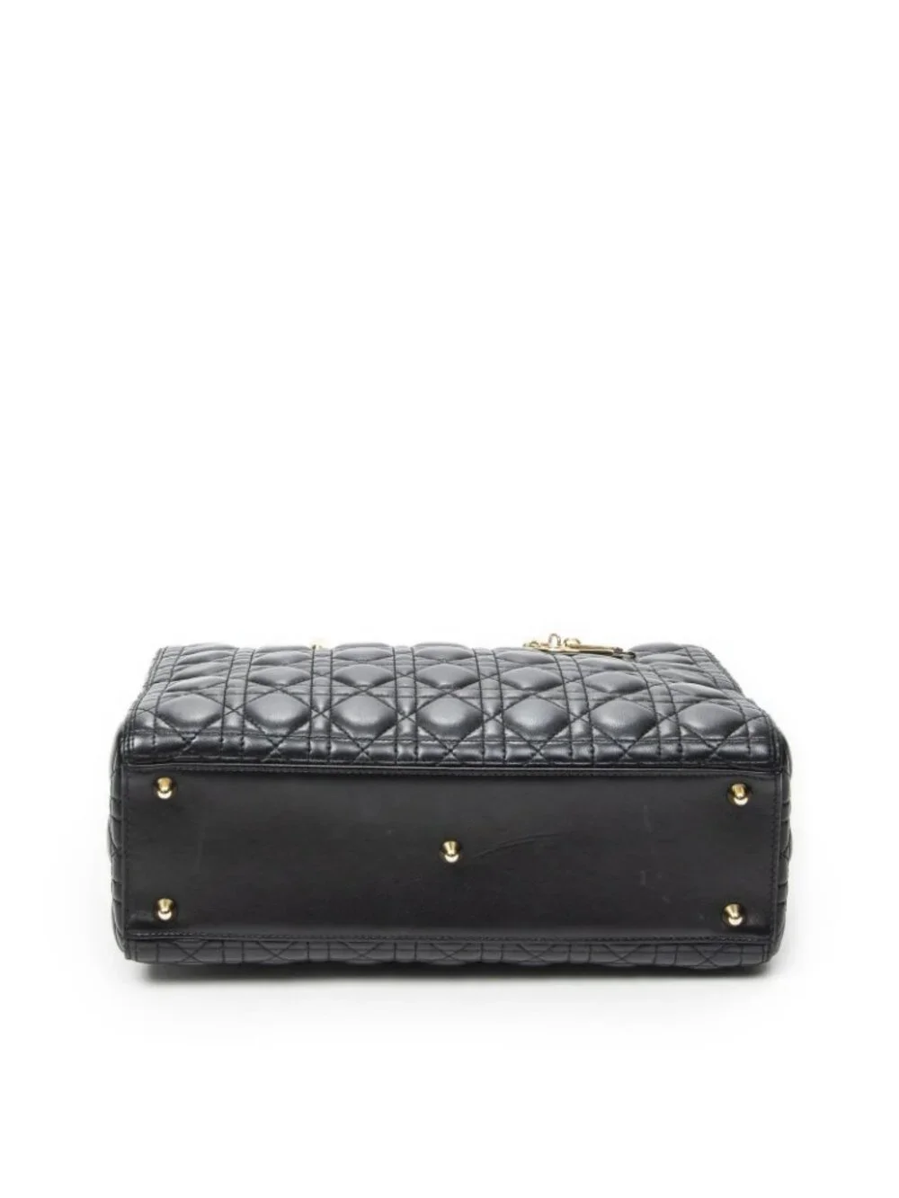 Dior Large Lady Dior Zip Black Canada Lambskin Leather Handbag - Picture 6 of 10